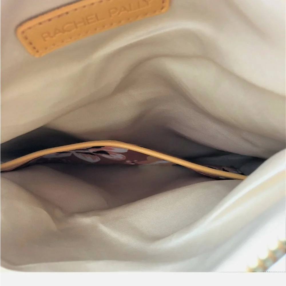 NWOT Rachel Pally Canvas & Faux Leather Reversible Clutch Bag Tablet Sleeve